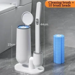 The Blissful Bath Badezimmer-Einweg-Toilettenbürstenset – Magisches Reinigungswerkzeug
