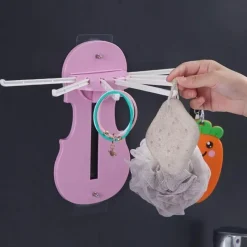 Tranquil Waters Gadgets Für Zuhause|Badezimmer-Einziehbarer Wandhalter – platzsparender Organizer