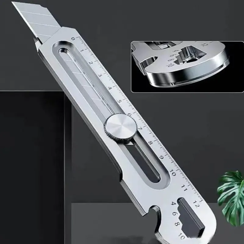 Cozy Living Camping Im Freien|Outdoor & Garten-Einziehbares Abbrechmesser aus Edelstahl – 6-in-1-Hochleistungswerkzeug