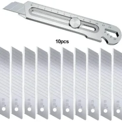 Cozy Living Camping Im Freien|Outdoor & Garten-Einziehbares Abbrechmesser aus Edelstahl – 6-in-1-Hochleistungswerkzeug