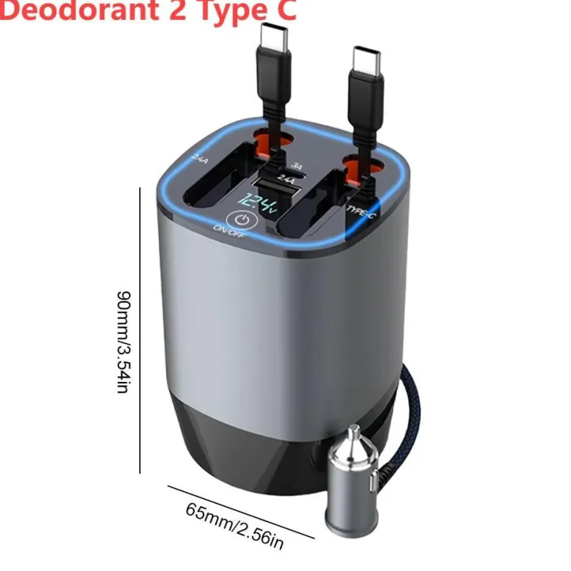 Wild u0026 Free Gear Autozubehör|Automobilindustrie-Einziehbares Auto-Schnellladegerät - Intelligentes USB-Ladegerät