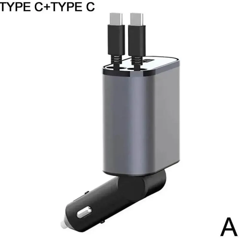 Wild u0026 Free Gear Autozubehör|Automobilindustrie-Einziehbares 4-in-1-Autoladegerät mit Schnellladefunktion