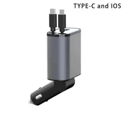 Wild u0026 Free Gear Autozubehör|Automobilindustrie-Einziehbares 4-in-1-Autoladegerät mit Schnellladefunktion