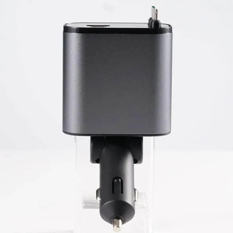 Wild u0026 Free Gear Autozubehör|Automobilindustrie-Einziehbares 4-in-1-Autoladegerät mit Schnellladefunktion