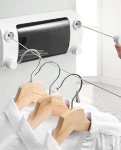 Tranquil Waters Gadgets Für Zuhause|Badezimmer-Einziehbares Trockenseil aus Edelstahl ohne Bohren