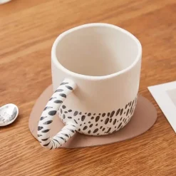 Plates u0026 More Küche & Esszimmer-Einzigartiger 3D-Kaffeebecher aus Keramik – 340 ml Design