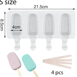Deco Küche & Esszimmer-Eis am Stiel-Maker – DIY-Schnellgefrierform für selbstgemachte Leckereien
