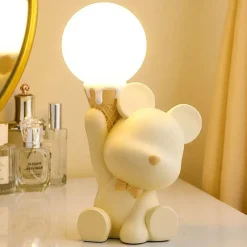 Bright Accents Beleuchtung-Eisbär-Nachtlicht – Süßes Kinderzimmerdekor für Kinder