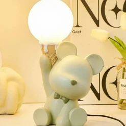 Bright Accents Beleuchtung-Eisbär-Nachtlicht – Süßes Kinderzimmerdekor für Kinder