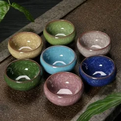 Plates u0026 More Küche & Esszimmer-Eisknackende Keramik-Teetasse – süße Kung-Fu-Espressotasse