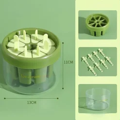 The Culinary Kit Küche & Esszimmer-Eismaschine – Schnellgefrier-Dessertbehälter zum Selbermachen
