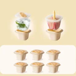 Decor Küche & Esszimmer-Eiswürfelformen - 6er-Set Silikon-Eiswürfelformen