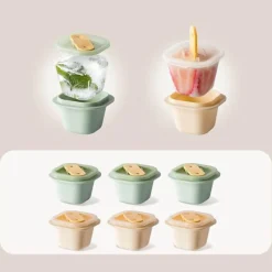 Decor Küche & Esszimmer-Eiswürfelformen - 6er-Set Silikon-Eiswürfelformen