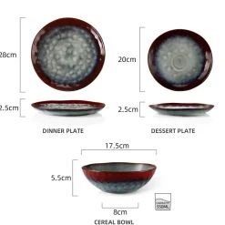 Elegance at the Table Küche & Esszimmer-Elara Porzellan-Tafelservice – Elegantes Geschirr für besondere Anlässe