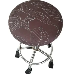 Tom Küche & Esszimmer-Elastischer Stuhlbezug mit Blumenmuster – Stilvoller, schmutzabweisender Schonbezug für Barhocker zu Hause