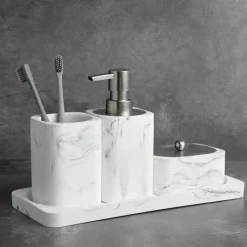 The Bath Nook Badezimmer-Elegant Bath Accessories Set - Luxurious Bathroom Essentials