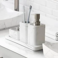 The Bath Nook Badezimmer-Elegant Bath Accessories Set - Luxurious Bathroom Essentials