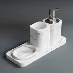 The Bath Nook Badezimmer-Elegant Bath Accessories Set - Luxurious Bathroom Essentials