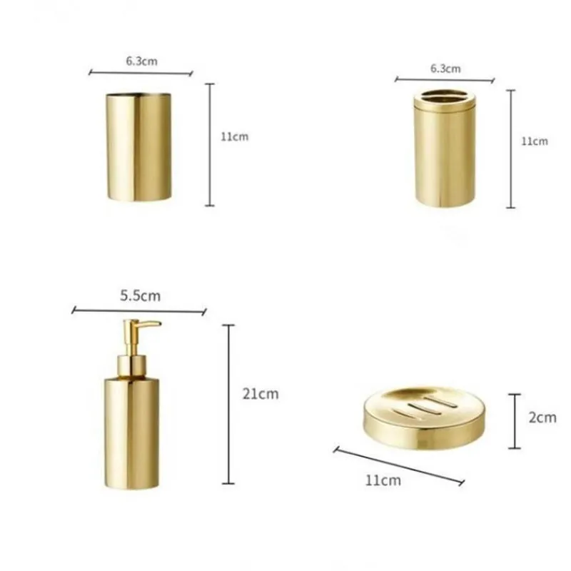 The Bath Nook Badezimmer-Elegant Bathroom Accessory Set - Imperial Decor Essentials