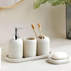 The Bath Nook Badezimmer-Elegant Bathroom Accessories Set - Regal Bath Decor