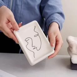 The Bath Nook Badezimmer-Elegant Line Drawing Bathroom Set - Stylish Home Decor Essentials