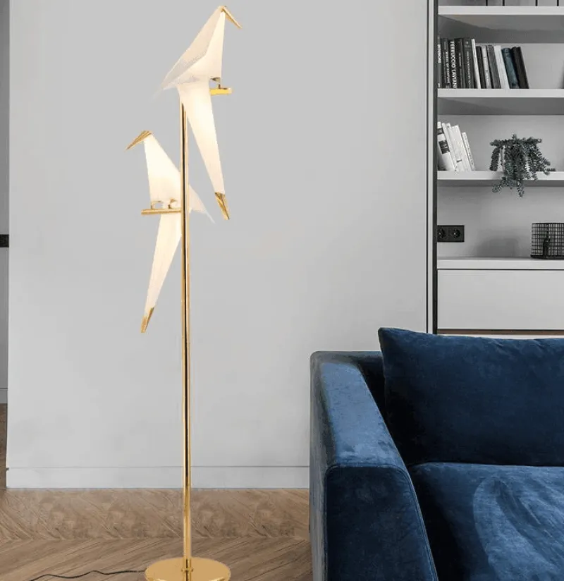 Luminous Stands Beleuchtung|Möbel-Elegante Paradisaeidae Stehleuchte - Dekorative Beleuchtungsvorrichtung