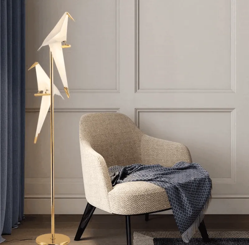 Luminous Stands Beleuchtung|Möbel-Elegante Paradisaeidae Stehleuchte - Dekorative Beleuchtungsvorrichtung