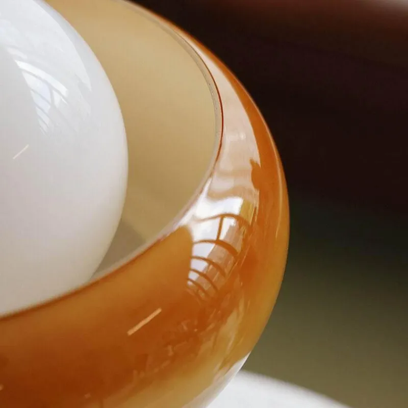 Bright Accents Beleuchtung-Elegante Tischlampen aus Glas – Dekorative Eierkuchenbeleuchtung