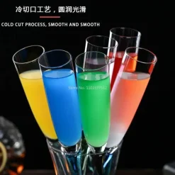 Plates u0026 More Küche & Esszimmer-Eleganter Champagnerkelch aus Kristall – Weingläser für Partys, 120–150 ml