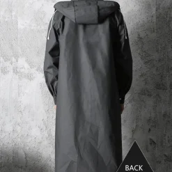 Herren Heritage Threads Herrenbekleidung-Eleganter dicker Unisex-Regenmantel mit Kapuze