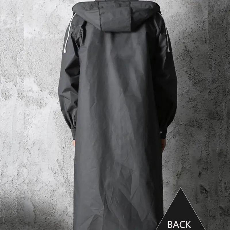 Herren Heritage Threads Herrenbekleidung-Eleganter dicker Unisex-Regenmantel mit Kapuze