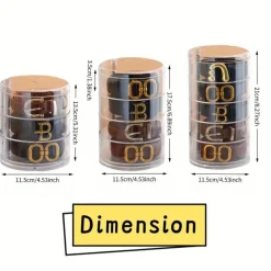 Room to Spare Aufbewahrung Und Organisation-Eleganter drehbarer Schmuck-Organizer – Transparente, mehrschichtige Aufbewahrungsbox