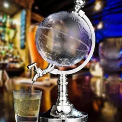Deco Küche & Esszimmer-Eleganter Globus Getränkespender - Vintage Getränkespender