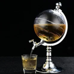 Deco Küche & Esszimmer-Eleganter Globus Getränkespender - Vintage Getränkespender