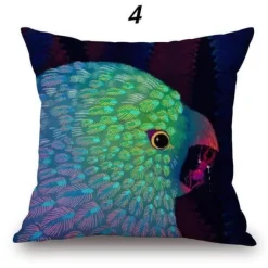 Plush Perch Bettzeug-Eleganter Kissenbezug mit Blumenvase – luxuriöser Kissenbezug für die Inneneinrichtung