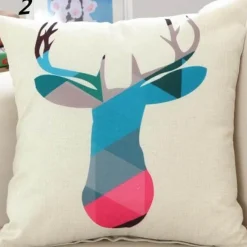 Plush Perch Bettzeug-Eleganter Kissenbezug mit Blumenvase – luxuriöser Kissenbezug für die Inneneinrichtung