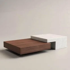 The Coffee Table Co. Möbel-Eleganter Marmor-Couchtisch - Alaric Design