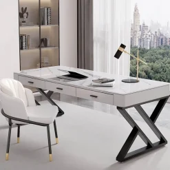 The Lounge Loft Möbel-Eleganter moderner Büroschreibtisch – Stilvolle Arbeitsplatzmöbel