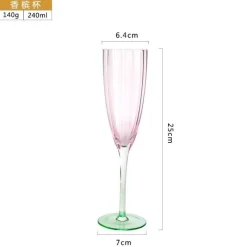 Plates u0026 More Küche & Esszimmer-Eleganter Rotweinkelch – Blütenblatt-Veins-Champagnerglas für Restaurants und Feiertage