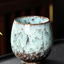 Plates u0026 More Küche & Esszimmer-Elegantes handgefertigtes chinesisches Kaffeetassen-Set aus Kiln-Keramik – 250 ml Kung-Fu-Teetassen