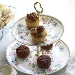 Feast u0026 Flair Küche & Esszimmer-Elegantes Kaffee- und Teeservice mit Tassen, Untertasse, Kanne, Milch, Zucker, Teller und Tablett