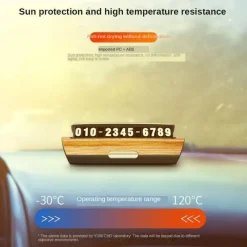 Wild u0026 Free Gear Autozubehör|Automobilindustrie-Elegantes Parknummernschild - Stilvolles Parkplatz-ID-Tag