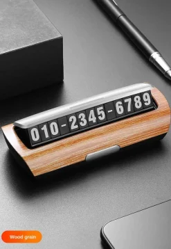 Wild u0026 Free Gear Autozubehör|Automobilindustrie-Elegantes Parknummernschild - Stilvolles Parkplatz-ID-Tag