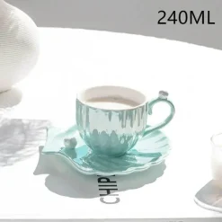 Plates u0026 More Küche & Esszimmer-Elegantes Porzellantassen-Set – Luxuriöses Kaffee- und Tee-Trinkgeschirr-Geschenk