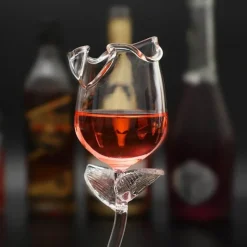 Deco Küche & Esszimmer-Elegantes Roséweinglas – Stilvolles Trinkgeschirr für Weinliebhaber