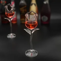 Deco Küche & Esszimmer-Elegantes Roséweinglas – Stilvolles Trinkgeschirr für Weinliebhaber