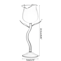 Deco Küche & Esszimmer-Elegantes Roséweinglas – Stilvolles Trinkgeschirr für Weinliebhaber