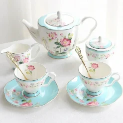 Feast u0026 Flair Küche & Esszimmer-Elegantes Tee- und Kaffeeservice aus Porzellan – Stilvolle Teegeschirr-Kollektion von Coffeeware