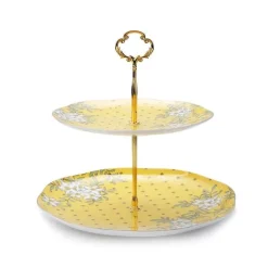 Feast u0026 Flair Küche & Esszimmer-Elegantes Teeservice aus Knochenporzellan – Zitronenbaum-Tasse und Untertasse, Schwarztee-Set