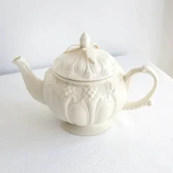 Feast u0026 Flair Küche & Esszimmer-Elegantes Teetassen- und Untertassen-Set „French Garden“ aus cremefarbener Keramik